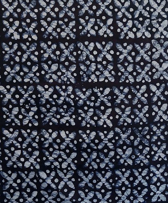Photo for Kuntu Indigo Damask