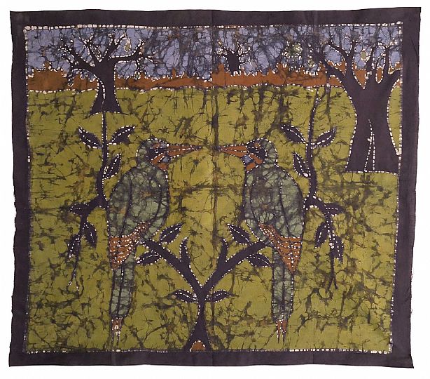 image for Two Green Birds - Large